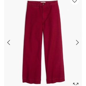 Madewell Emmett Wide Leg Crop Pants